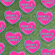 Snort & Sweet Heart Patch