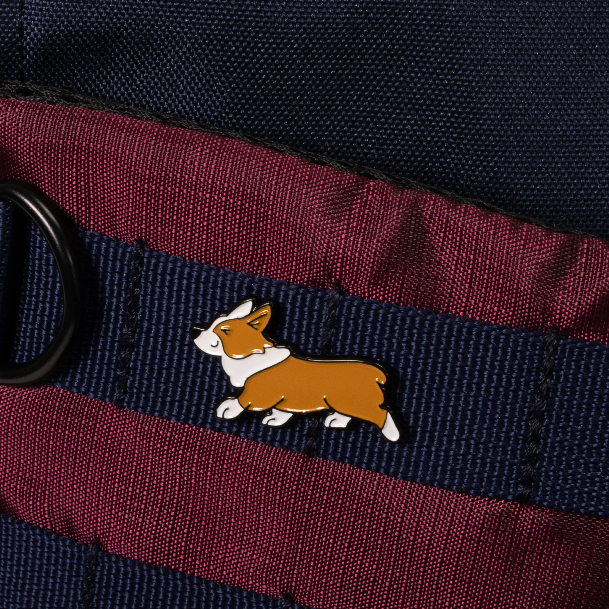 Corgi Strut Enamel Pin