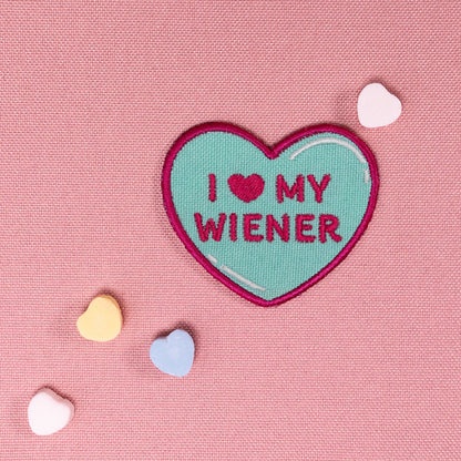 I Heart My Wiener Heart Patch