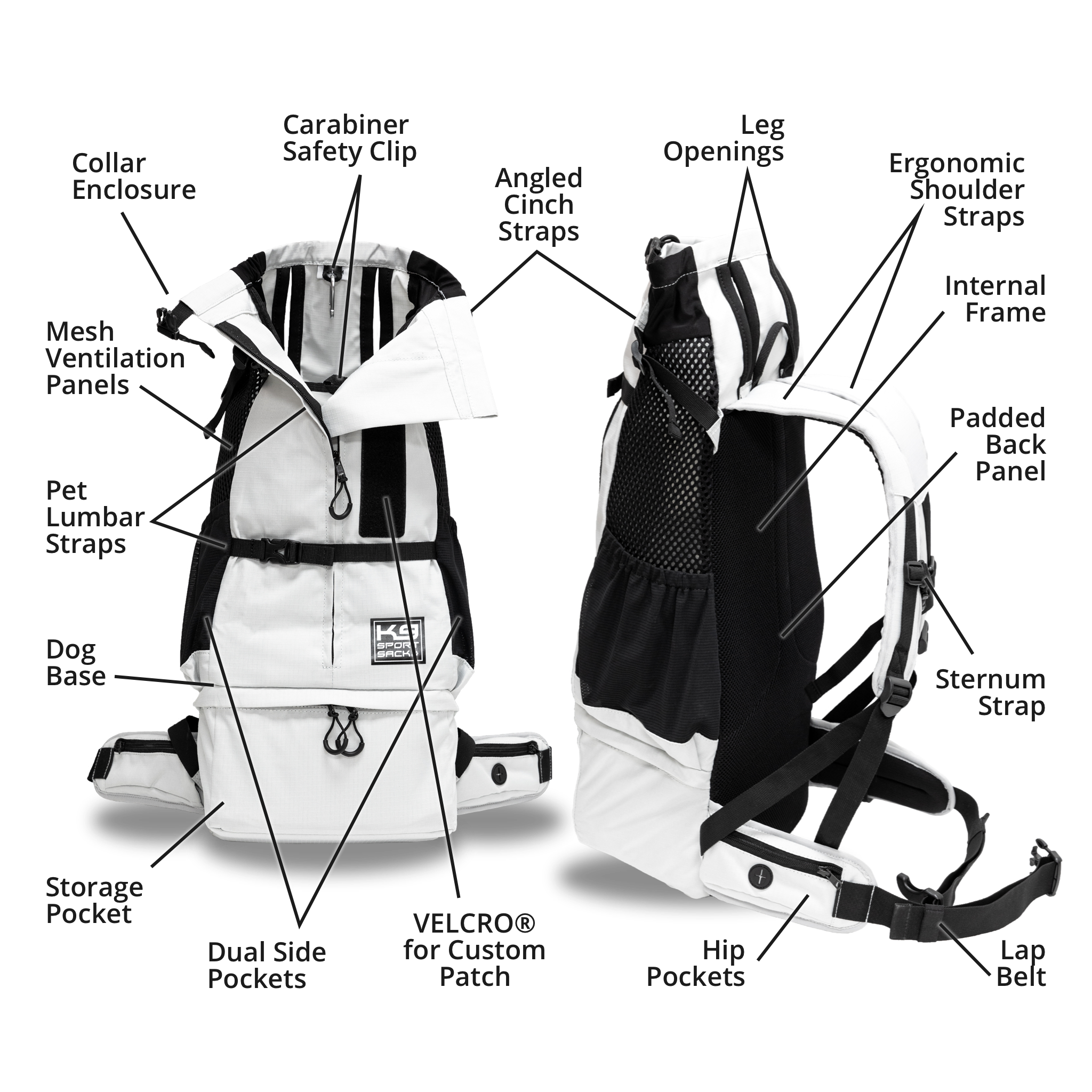 Klearance Knavigate | Advanced Carrier with Internal Frame & Hip Belt