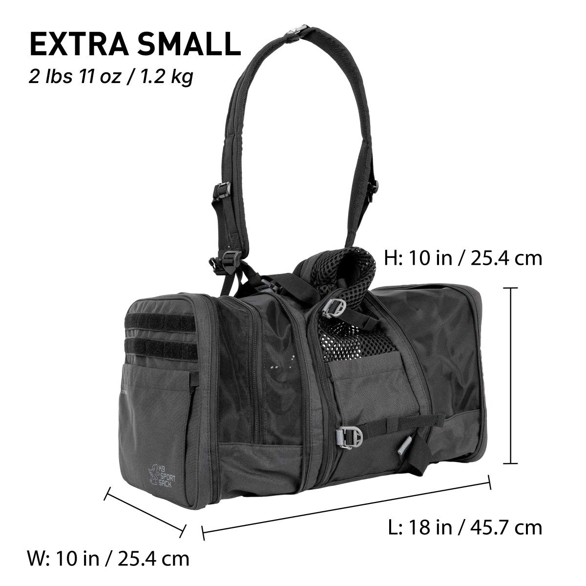 Black Pet Carrier Backpack - Comfortable Hands-Free Dog Backpack Utopia Alley Pet Carrier Backpack, Legs Out Pet Traveling  main image 4