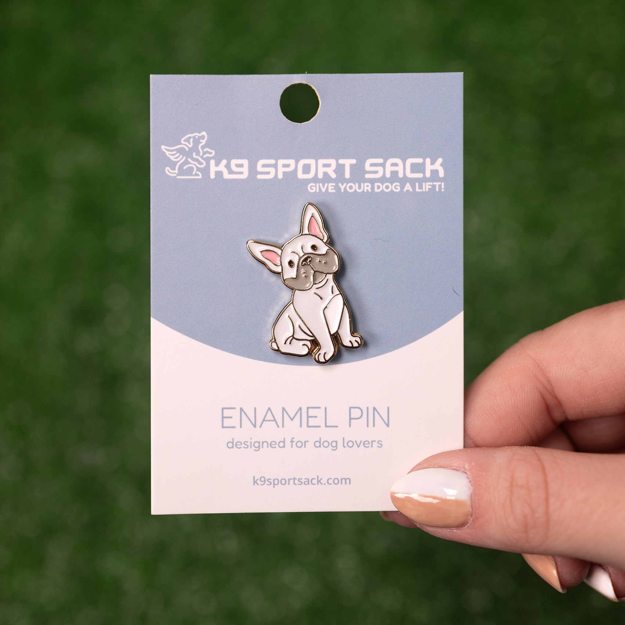Good Frenchie Enamel Pin