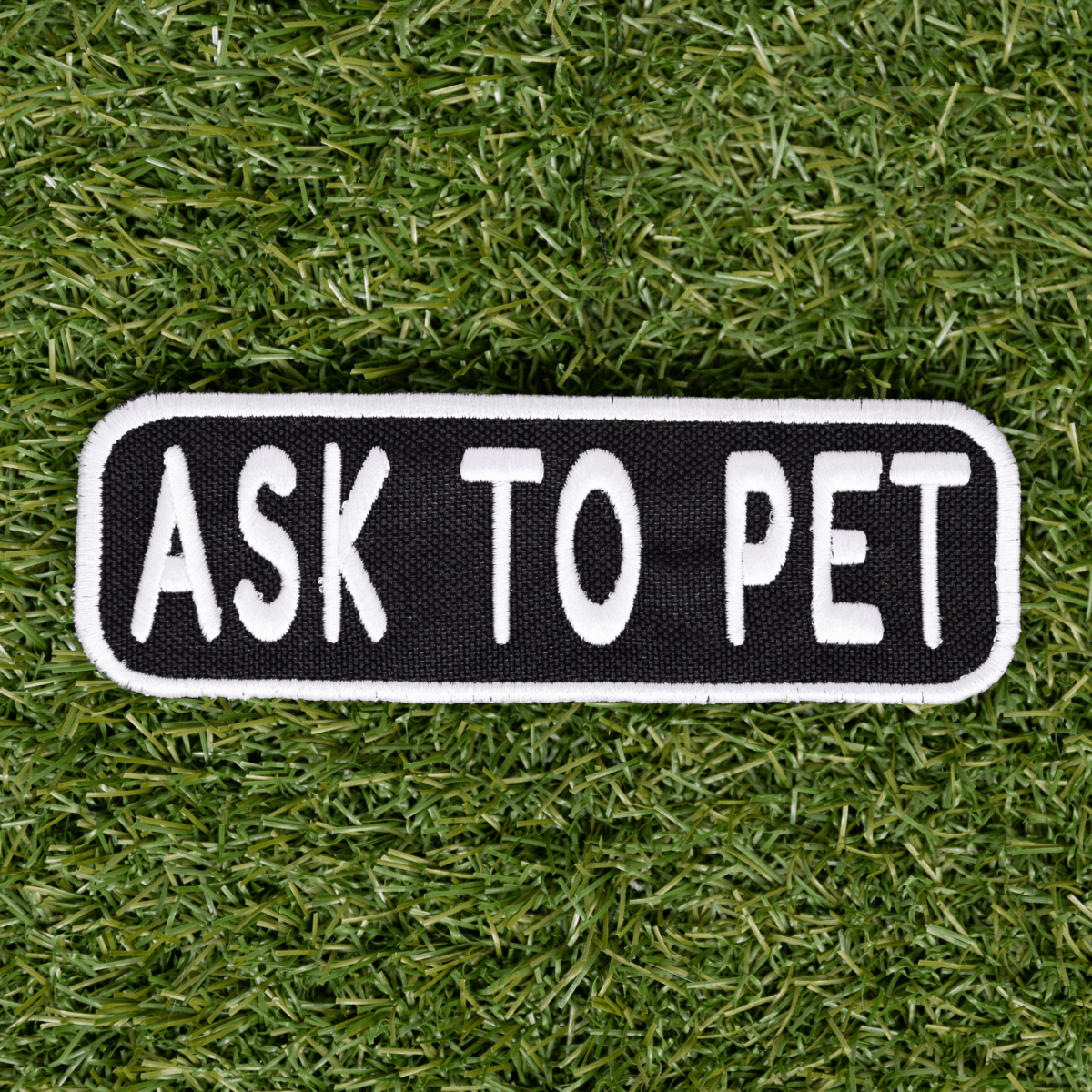 Ask Pets Ask to Pet 2x6 Patch – K9 Sport Sack