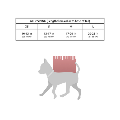 Klearance Air 2 Sizing