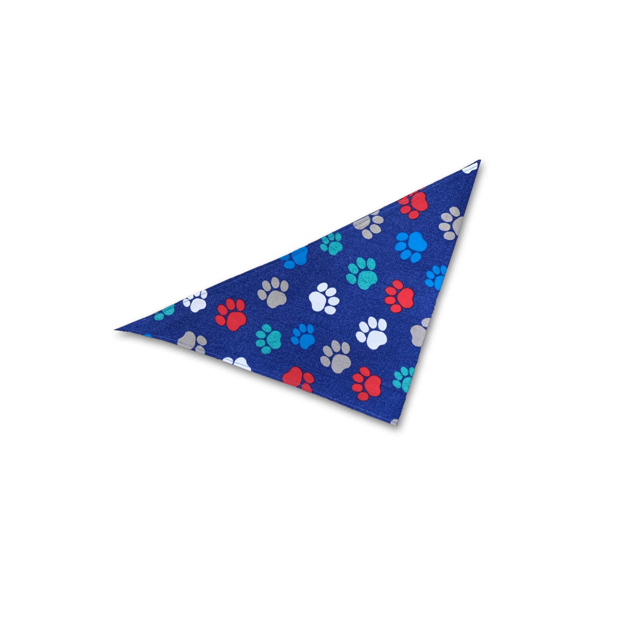 Multi Color Paws Dog Bandana