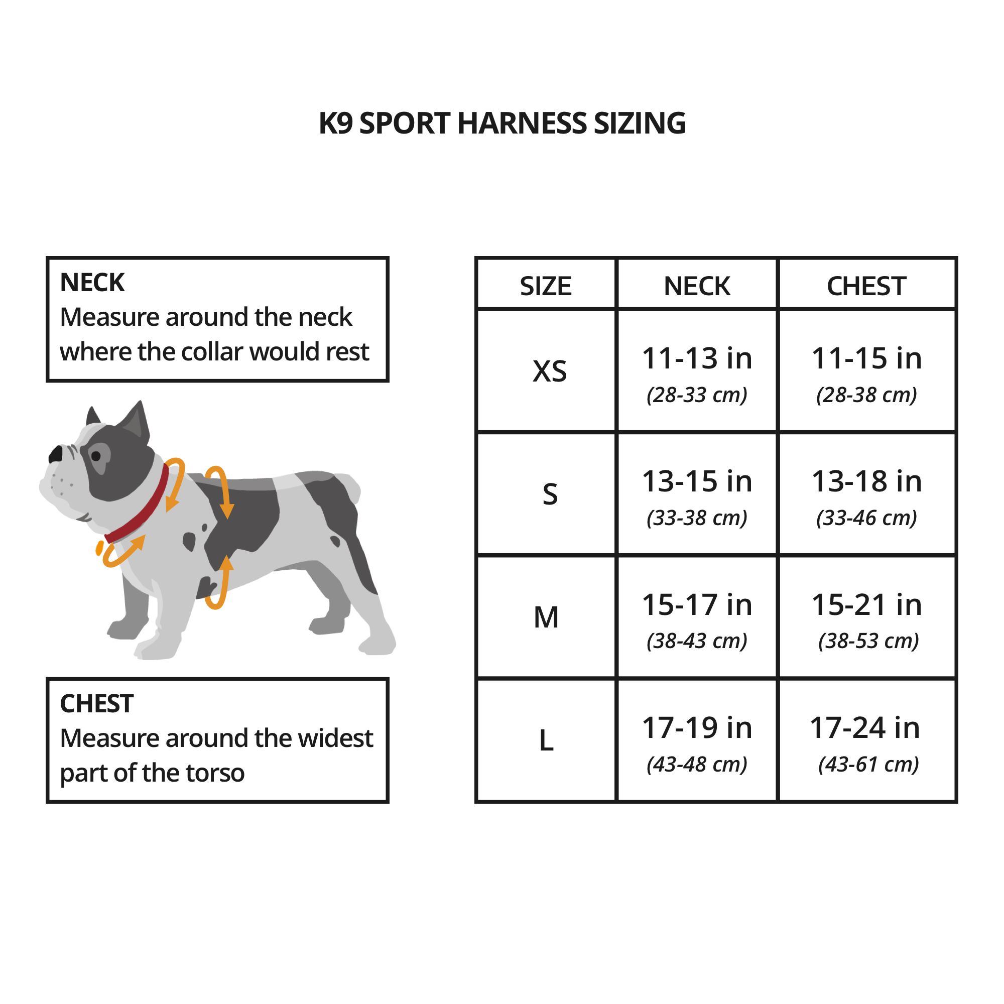 K9 Sport Harness with Optional Custom Embroidery