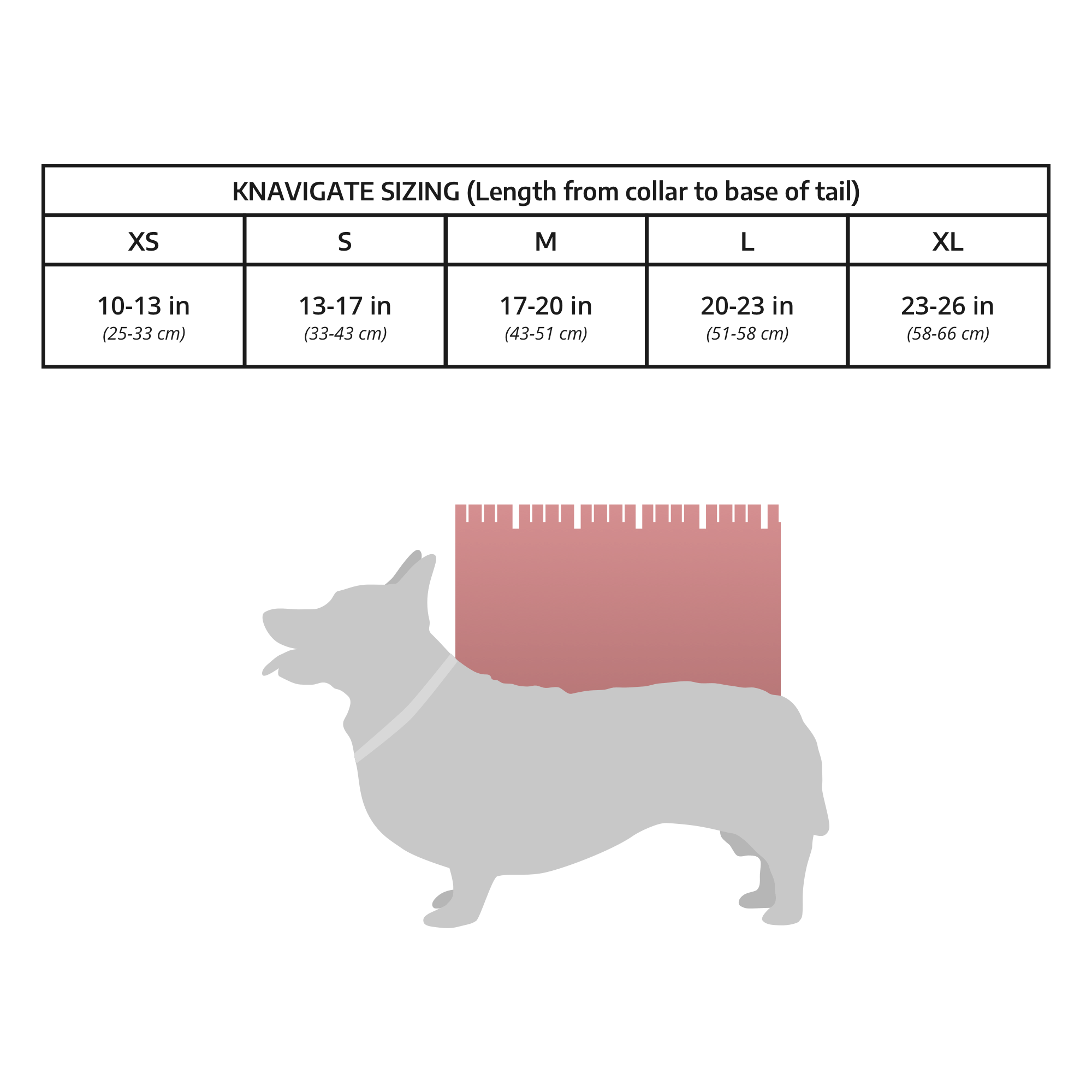 Klearance Knavigate sizing