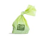 single filled and tied up waste bag.