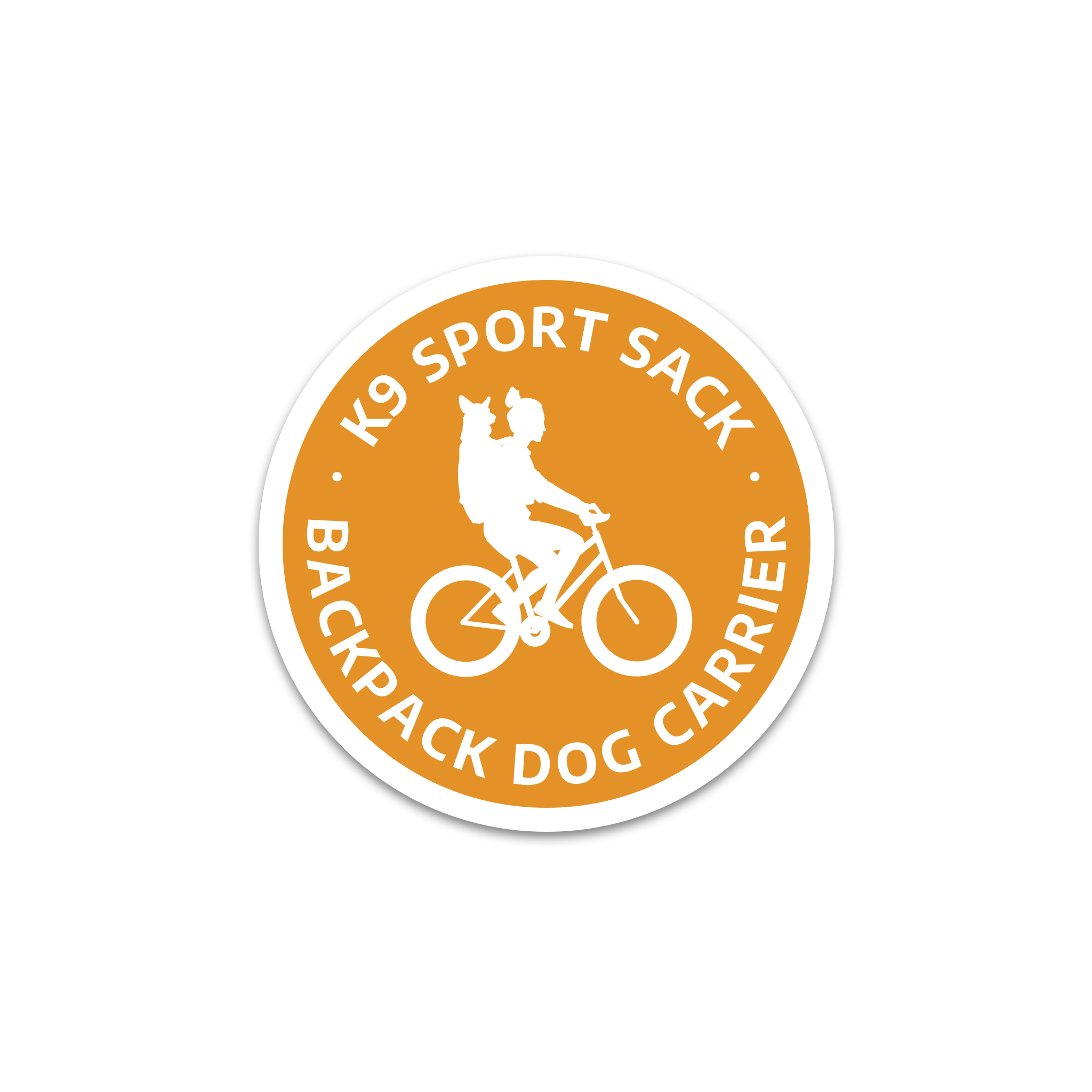 K9 Sport Sack Sticker Yellow